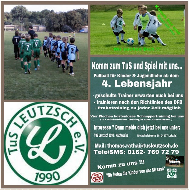 tus leutzsche news junioren 1 flyer 1 leipzig tgs webdesign